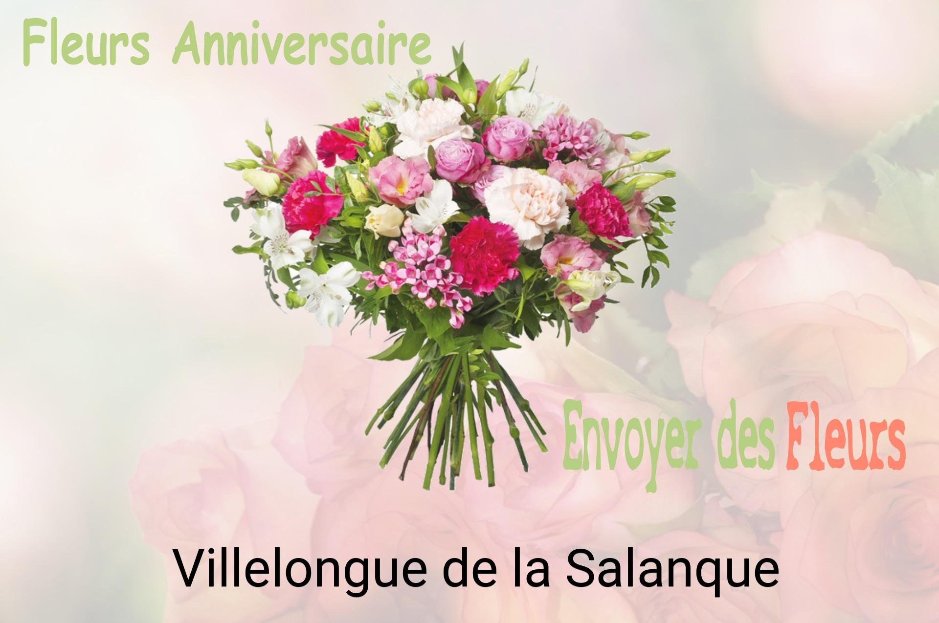 Bouquet de fleurs d’anniversaire livré à Villelongue-de-la-Salanque