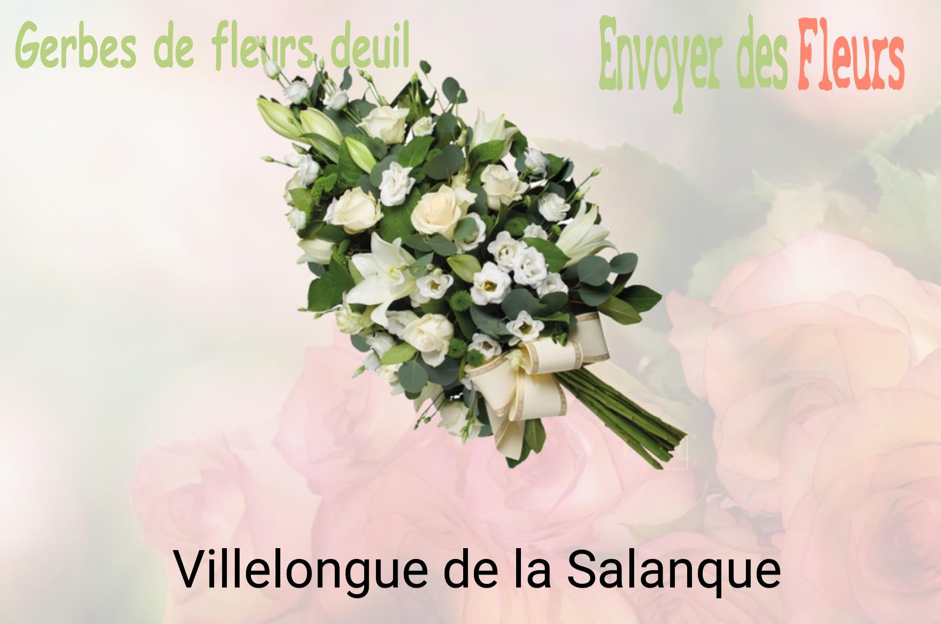 Gerbe de fleurs de deuil livrée à Villelongue-de-la-Salanque